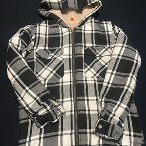 Fleece lined jacket is perfect for Fall!